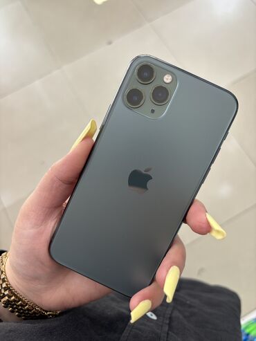 apl: IPhone 11 Pro, 64 GB, Space Gray, Simsiz şarj, Face ID, Sənədlərlə