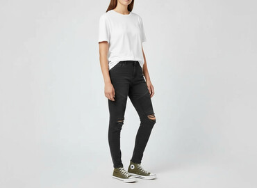 t shirty nirvana hm: H&M Divided, Джинси жіночі, розмір XL
