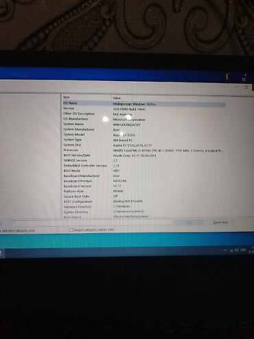 acer: Acer Aspire E1-572G noutbuku Texniki xüsusiyyətlər: - Ekran: 15.6" - — 4