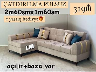 divan tecili: Künc divan açılan bazalı fabrik istehsalı Yep yeni 650 azn rəng seçimi — 2