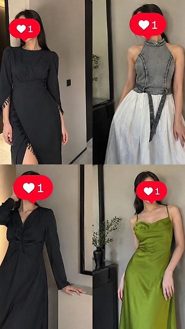 mango s: Повседневное платье, Короткая модель, Атлас, Трапеция, Все размеры — 3