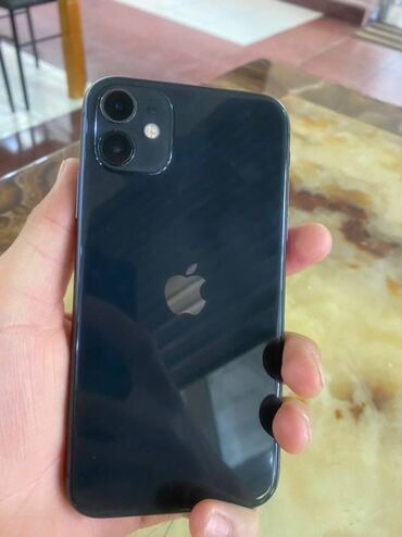 iphone 6 цена бишкек: IPhone 11, Колдонулган, 128 ГБ, Кара, Кулакчындар, Заряддоочу түзүлүш, Каптама, 88 %