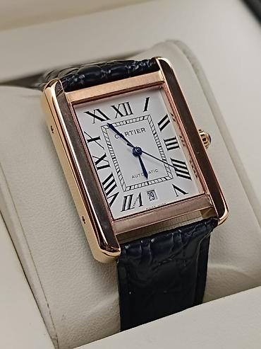 Qol saatları: Yeni, Qol saatı, Cartier, rəng - Göy — 1