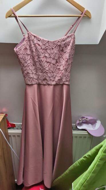 Haljine: Anna Majewska XS (EU 34), bоја - Roze, Na bretele
