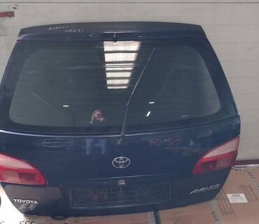 тойота авенсис: Крышка багажника Toyota 2002 г., Б/у, цвет - Черный,Оригинал
