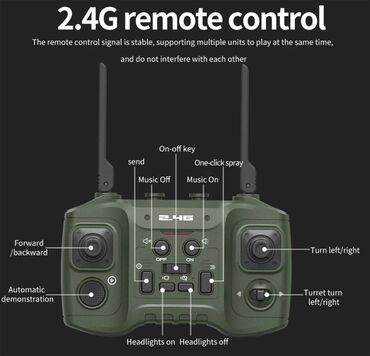 Ostalo: Nov RC tenk može da ispaljuje gel kuglice i tom prilikom se pali — 10