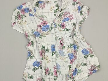 różowe bluzki w kwiaty: Koszula Damska, S, stan - Dobry