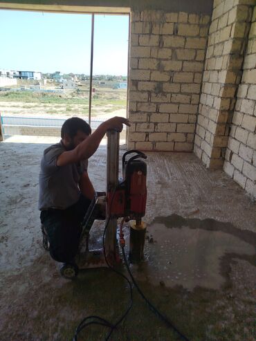 Beton işləri: Beton kəsmə beton deşmə xidməti Karot - HILTI DD 200 / 350 ilə 25 ° — 22