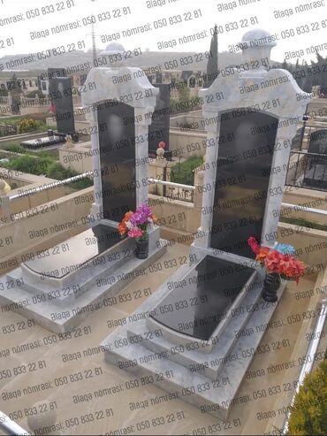 Başqa xidmətlər: Mezar - qebir daşları : Hər növ məzar,qəbir,heykel daşlarının — 8