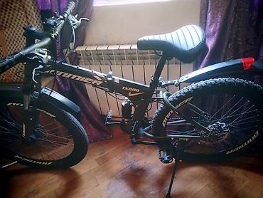 velosipedler: ANMIR TX800 qatlanan dağ velosipedi. Velosiped qara rəngdədir və — 4