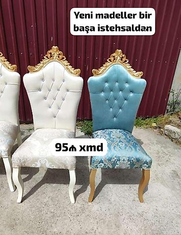 Klassik üslubda yemək otağı stulları - Birbaşa istehsaldan “yeni