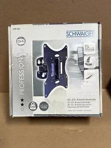 Aksesoari za TV i video: Zidni nosač za TV/monitor – nagibni - Kompatibilnost: ekrani sa VESA — 14