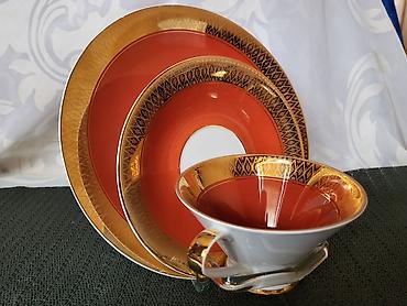 Ostali antikviteti: Set nemacki Gehren 1958 do 1969 god. Set porcelanski Veb Thuringer — 4