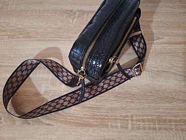 Torbe: Nova Mohito crna torbica dva kaiša, širok kaiš preko ramena Nova — 3