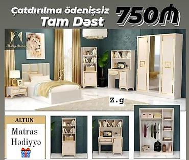 otaq qapi: Tam yataq otağı dəsti – ALTUN model Komplektə daxildir: - 1 nəfərlik — 1