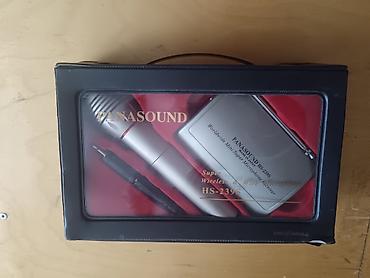 di box: Беспроводной микрофонный комплект PANASOUND HS-239S Состав набора: - — 4