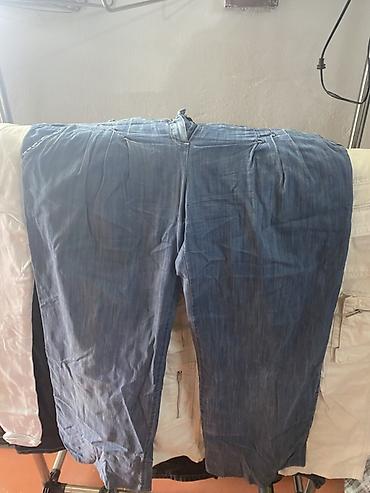 Джинсы: Джинсы из плотного денима, голубой и синий оттенки (две пары на фото) — 19