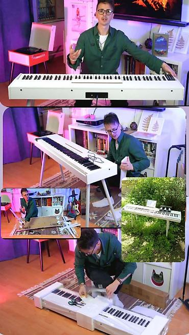 Digər: Ağ rəngli. Elektro Piano.Təzə. 88 klaviş tam oktava Piano — 2