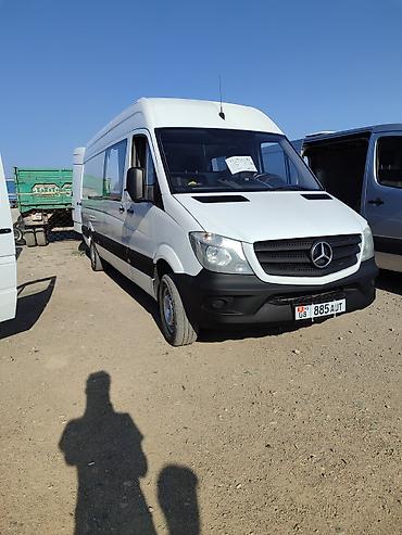 короткий спринтер: Mercedes-Benz Sprinter,316 белый, длинная база, высокий крыша — 8