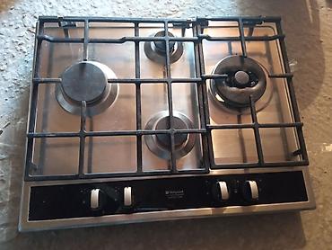 ariston pitiminutka: Orijinal Hotpoint Ariston qaz plitəsi – 60 sm, 4 ocaqlı, qazla işləyən — 1