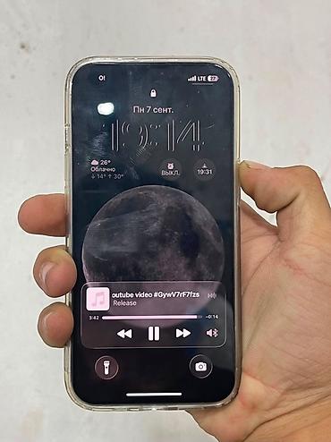 IPhone 13 Pro, Б/у, 128 ГБ, Белый, Чехол, 74 %