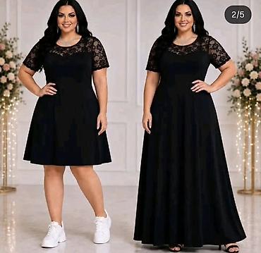 formq ideale: Haljina za punije dame – dve dužine. - Model: kratka A-kroja i duga — 1
