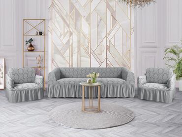 Örtüklər: Divan üçün rəng - Boz Yataq örtüyü — 38