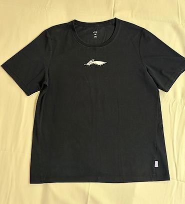 lining бу: Черная базовая футболка с коротким рукавом и круглым вырезом.800с.за — 1