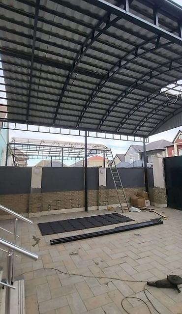 dam: Metaldan dekorativ “naves”/söykənməli darvazaüstü səyyar örtüklər – — 4