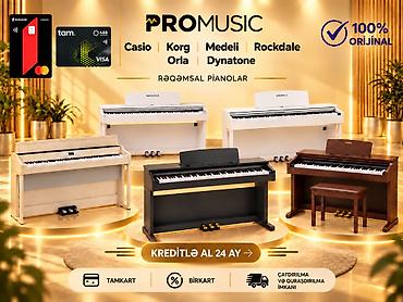 🎹 RƏQƏMSAL PİANOLAR Eviniz, musiqi studiyanız, musiqi məktəbiniz və
