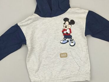 bluzka miętowa: Sweatshirt, Disney, 2-3 years, 92-98 cm, condition - Very good