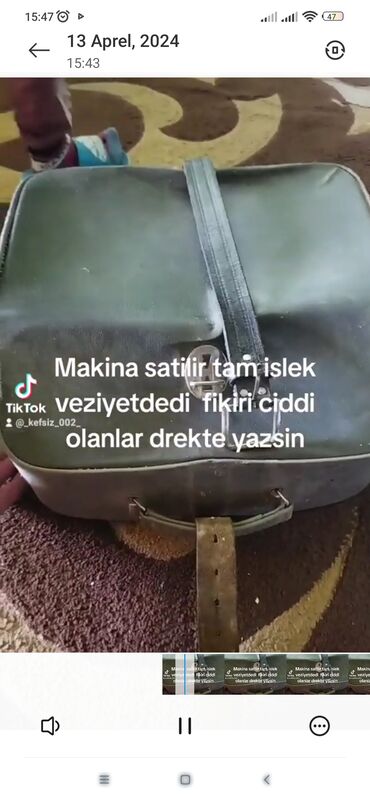 qedim eşyaların alqi satqisi: Makina islek veziyetde ideyaldi cahandar qiymet 2000 azn