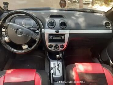 Opel: Chevrolet lacetti sedan (qırmızı rəng, 4 qapı) – salon və eksteryerə