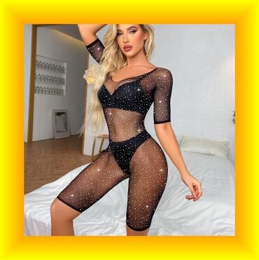 пижама для взрослых: Комбинезон в сетку со стразами 💎 ✔️есть в наличии✔️ ❗️самая выгодная