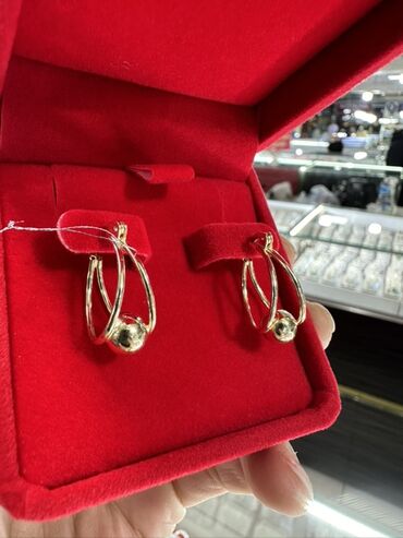 Серьги: Серьги, Проба 585, Без вставки, Женские, Новый — 7