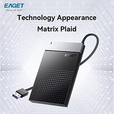 hdd kabel: EAGET xarici HDD qabığı (case) - 2.5" HDD/SSD üçün portativ qoruyucu — 3