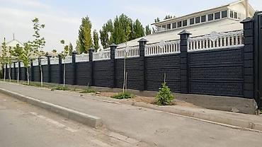 Железобетонные заборные плиты: Заказ алабыз - Материал: армированный бетон с фактурой «дикий — 3