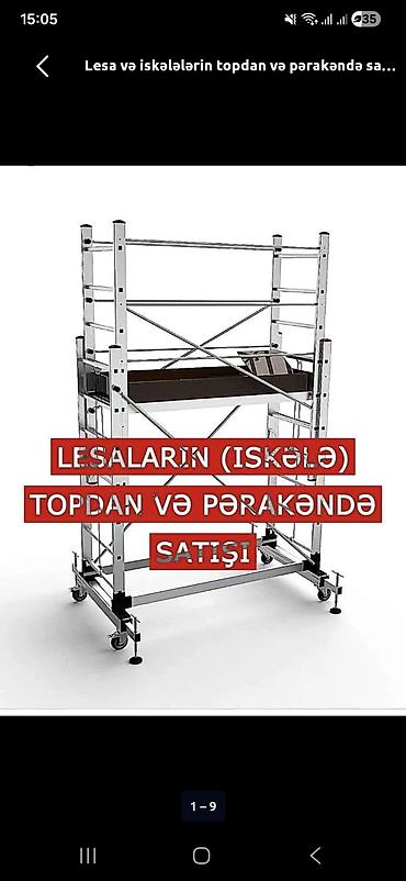 idmana aid sekiller cəkmək: OSMANLI alüminium nərdivanlar - Material: yüngül və möhkəm alüminium — 8