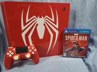 plesdeyşın 4: Playstation 4 pro spi̇derman li̇mi̇ted edi̇ti̇on 2 ədəd var praşi̇fka