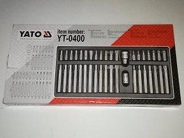 Setovi ručnog alata: YATO profesionalni set bit nastavaka – model YT-0400 Komplet — 7
