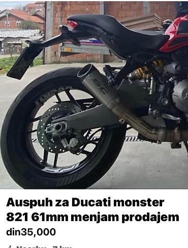 vucke: SC project auspuh sa Ducati monstera 821 zamena Termignoni Polovan sa — 1