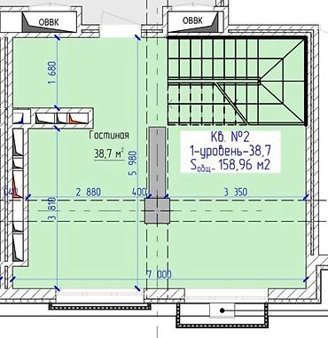 элитка кв: Сдан, Элитка, 5 комнат, 150 м² — 3