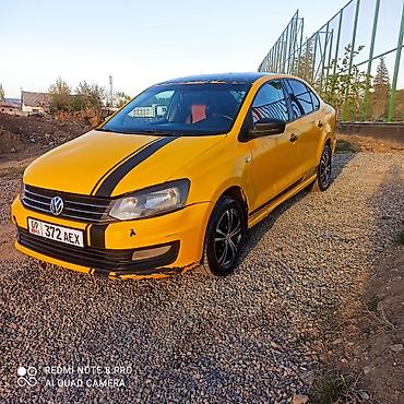 Унаа: Volkswagen Polo: 2017 г., 1.6 л, Кол менен иштөөчү, Бензин, Седан — 6