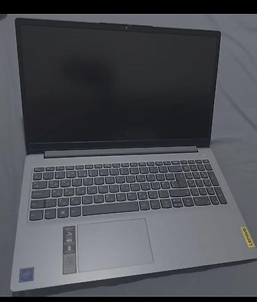 komputer prosesor: Lenovo noutbuk – gümüşü korpus, tam ölçülü klaviatura və iri touchpad — 5