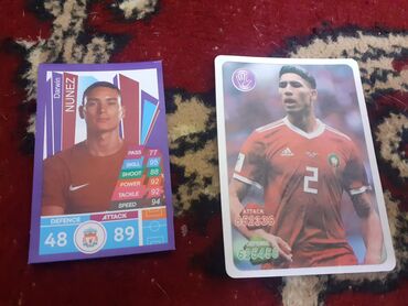 Kolleksiya kartları: Futbol kolleksiya kartları dəsti - Müxtəlif dizaynlarda, rəngli və — 3