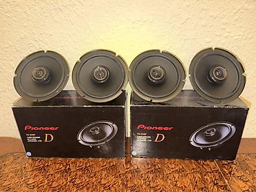 kalonka temiri: Pioneer TS-D65F avtomobil akustikası + BOMO model AMP-228 gücləndirici — 2
