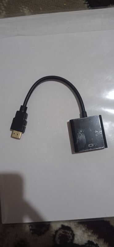 çanta noutbuk: VGA to HDMI Kabel. Notebook Dan vga dəstəkli tv -yə . Vəya kompüter