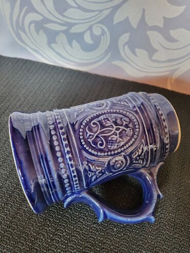 Čaše: Krigla nova rucni rad nemacka iz 70ih.god. Krigla rucni rad,rucno — 10