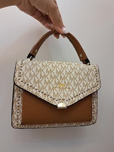 hermes deri çanta: Qadın əl çantası – top-handle model - Rəng: bej-qəhvəyi — 3