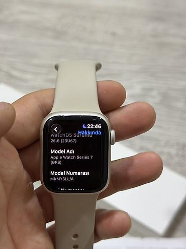 iphon 7: Apple Watch Series 7 Alminum 41mm İdeal vezıyyetdedir LLA versia — 8